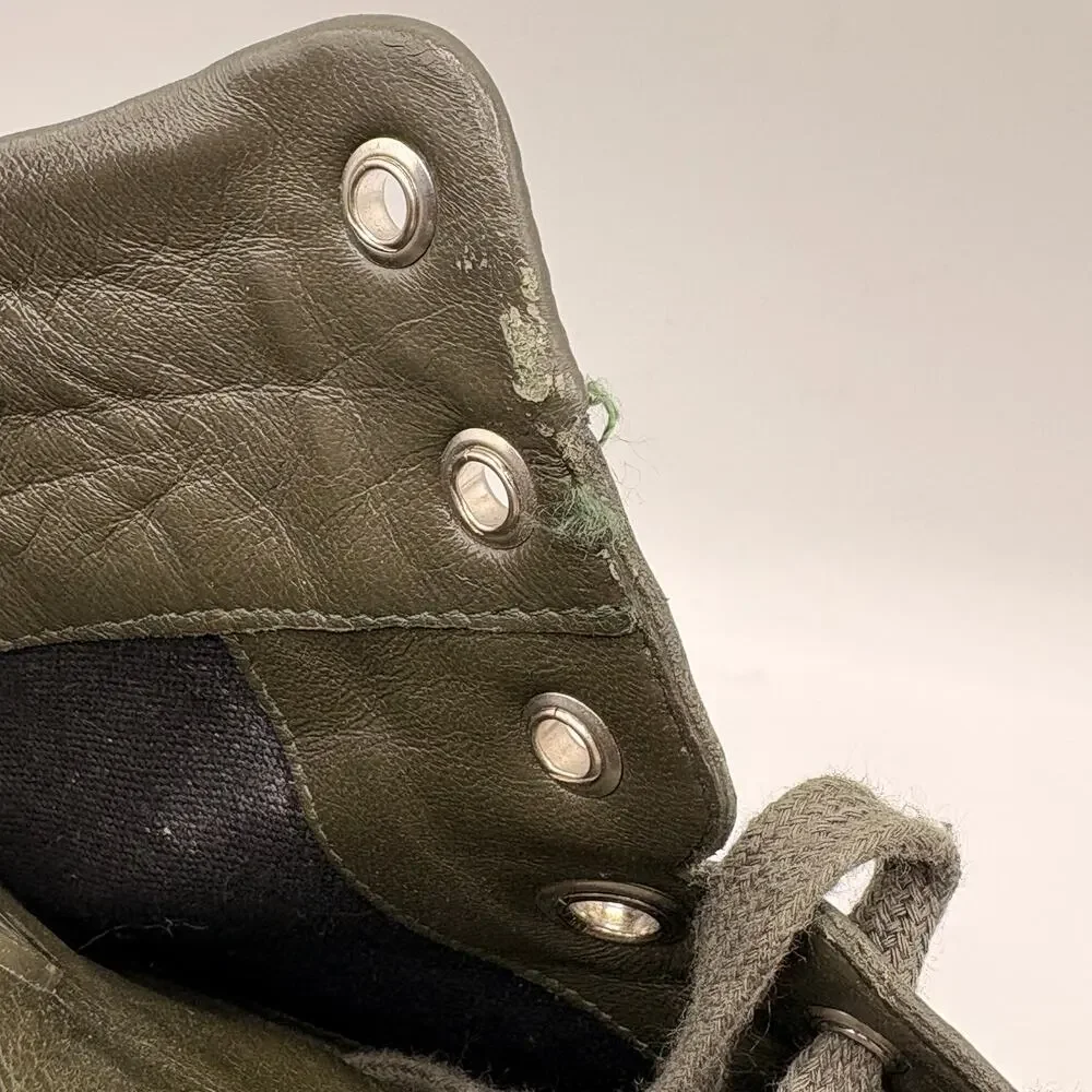 GUCCI Coda Imprime High Top Sneakers Gloss Military Green Sz 10G/10.5 US $1245